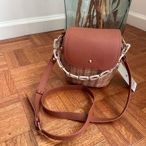 Tommy Bahama raffia purse